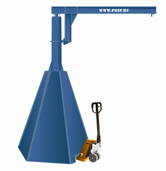Кран ККНпП консольный напольный передвижной