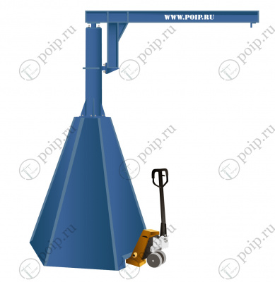 Кран ККНпП консольный напольный передвижной