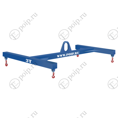 Траверса ТНЦ пространственная Н-образная с подъемом за центр